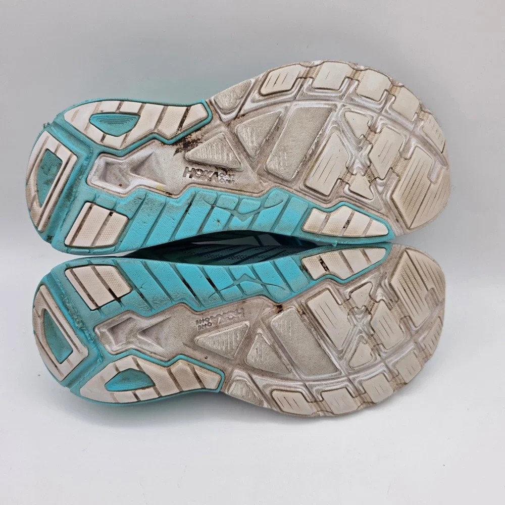 Hoka One One Arahi 4 Blue Aqua Running Shoes Womens Size 7 ASCS